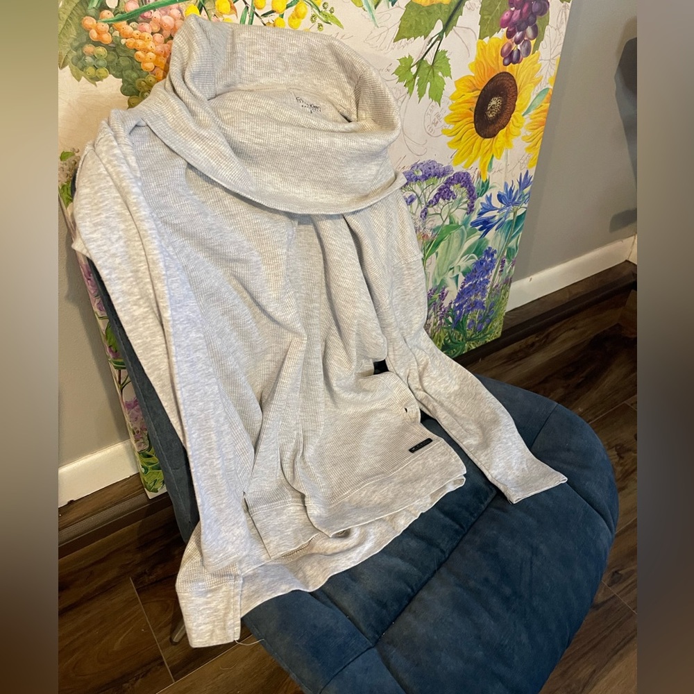 Calvin Klein cowl neck sweater.